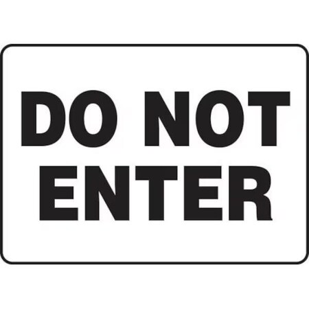 Accuform SAFETY SIGN DO NOT ENTER 10 X 14 MADM984XL MADM984XL
